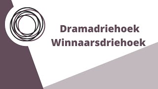 Dramadriehoek  winnaarsdriehoek [upl. by Oiraved323]