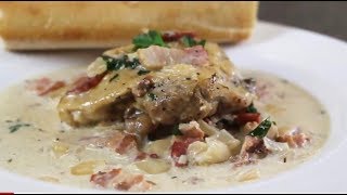 Creamy White Wine Chicken Coq Au Vin Blanc  Episode 8 [upl. by Morrill]