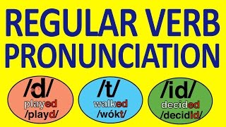 REGULAR VERBS PRONUNCIATION 23 06 2013 [upl. by Valry278]