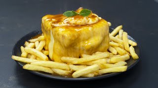 FRANCESINHA de Oporto un bocadillo BRUTAL [upl. by Bysshe]