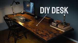 Building a Desk using Cheap Wood DIY [upl. by Sybil]