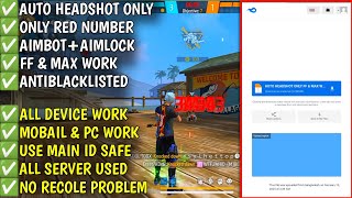 Ob48 updateFree Fire Auto Headshot Config File Macro Aimbot  No Recoil Regedit Antiban VIP Script [upl. by Natfa]