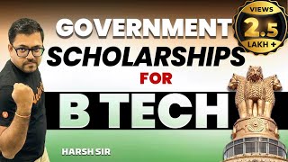 Government Scholarships BTech Students Must Apply In 2023  Harsh Sir VedantuMath [upl. by Drucilla448]