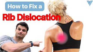 How to Fix a Rib Dislocation Relief Today [upl. by Dlanar]