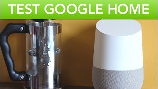 Test du Google Home en Français Review [upl. by Soo]