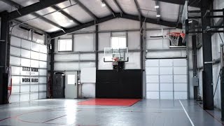 Sandy Utah  Indoor Basketball Court  40 x 65 x 18 [upl. by Rothmuller]