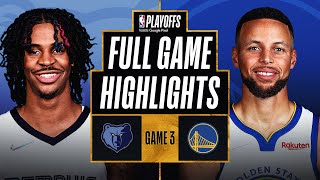 2 GRIZZLIES at 3 WARRIORS  FULL GAME HIGHLIGHTS  May 7 2022 [upl. by Ryley952]