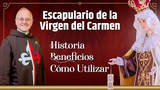 El Escapulario de la Virgen del Carmen  ¿Qué es ¿Por qué y cómo utilizarlo escapulario [upl. by Anelegna741]