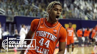 No 4 Illinois dominates No 2 Michigan HIGHLIGHTS  ESPN College Basketball [upl. by Infield]