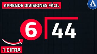 🔴 DIVISIÓN DE UNA CIFRA  DIVISIONES de UNA CIFRA Super fácil [upl. by Aenaj]