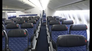 Delta 777 cabin tour 7CB 4k [upl. by Mad]