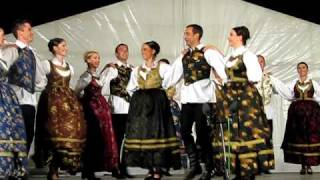 Lado  National Folk Dance Ensemble of Croatia Bunjevacko Momacko Kolo part 1 [upl. by Patterman]