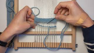 Weaving mini tutorial 2 TWINING [upl. by Bastien]