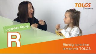 Logopädie Übung für Kinder – Lautbildung R [upl. by Aleusnoc]