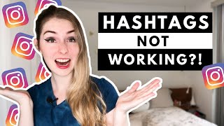 Instagram Hashtags NOT Working  QUICK FIX [upl. by Melitta504]