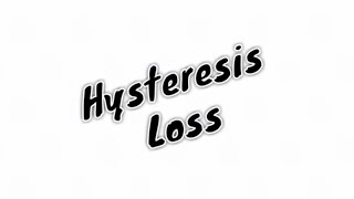 Hysteresis loss explained easily [upl. by Nnylirret]