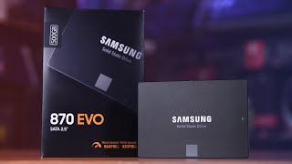 Samsung 870 EVO SSD Review  Save your money  TechteamGB [upl. by Levesque740]