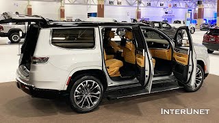 New Grand Wagoneer 2022 Jeep Largest 3row Seating Capacity AWD SUV [upl. by Gainer]