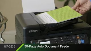 Epson WorkForce WF2630  Take the Tour of the AllinOne Printer [upl. by Younger174]