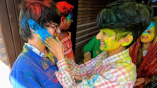 Holi 2020 😍 Vlog  Sourav Joshi [upl. by Ellenohs]