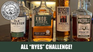 All RYES Rye Whiskey Blind Tasting Comparison [upl. by Ecnerol136]