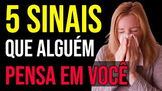 5 SINAIS SIMPLES QUE INDICAM QUE ALGUÉM PENSA EM VOCÊ [upl. by Kerstin]