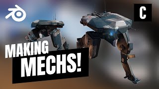 Making Mechs in Blender [upl. by Silden]