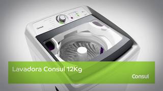 Máquina de Lavar Consul 12kg com Eco Enxágue e função Reutilizar Água  CWS12AB [upl. by Loutitia899]