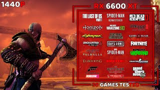 RX 6600 XT in 2023  30 Games Tested at 1440P🔥 [upl. by Xilef860]