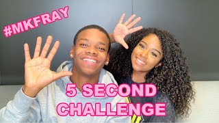 5 second challenge with MKFRAY  RAIHAANAH [upl. by Bekha631]