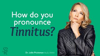 How do you pronounce tinnitus [upl. by Nnyletak]