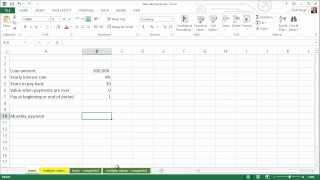 Spreadsheets for Finance How to Calculate Loan Payments [upl. by Ramiah196]