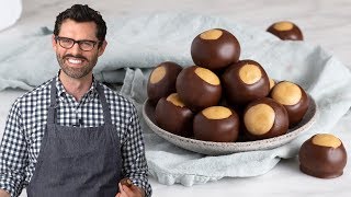 Easy Buckeyes Recipe [upl. by Eirol154]