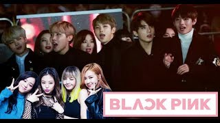 BTS Dancing and Singing to BLACKPINK Songs [upl. by Moriah]