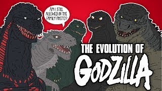 The Evolution Of Godzilla Animated [upl. by Ifill]