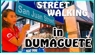 Street Walking SAN JUAN STREET in DUMAGUETE [upl. by Picker306]