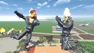 Franklin Become Ghost Rider to Kill Ghost Rider  INDIAN BIKES DRIVING 3D [upl. by Ordnasil205]