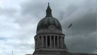 Nottingham Council House clock strikes 12dv [upl. by Nordgren]