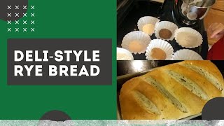 We learn HOW TO MAKE DELISTYLE RYE BREAD [upl. by Schreibe]