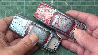 DINKY TOYS RESTORATION JAGUAR Mk X 142 [upl. by Nabla]