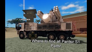 All Pantsir S1 Part Locations  War Tycoon [upl. by Niwdla]