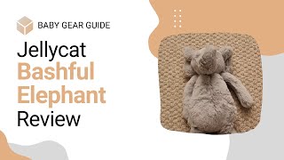 Jellycat Bashful Grey Elephant Review [upl. by Akcebar]