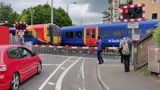 Misuse at Feltham Level Crossing London [upl. by Atikcir]