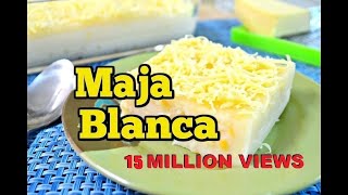 Maja Blanca Recipe Filipino Coconut Pudding [upl. by Dnaletak195]