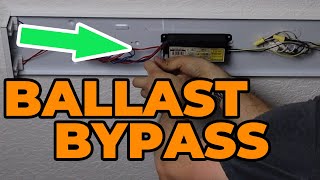 Flourescent to LED Conversion Ballast Bypass [upl. by Mor563]