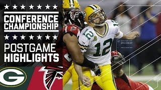 Packers vs Falcons  NFC Championship Game Highlights [upl. by Nelie]