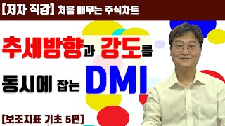 처음 배우는 주식차트 25일 추세방향과 강도를 동시에 잡는 DMI지표 실전 매매기법 [upl. by Furgeson]