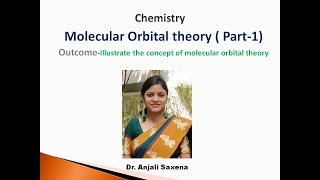 Molecular orbital theoryPart1 Engineering chemistry MOT engineering chemistry Dr anjali [upl. by Aiuqal273]