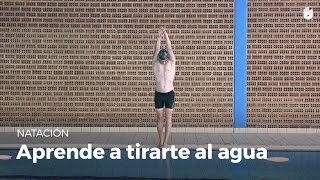 Aprende a tirarte al agua en la piscina [upl. by Craw401]