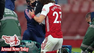 Raul Jimenez injury Wolves ace conscious after nasty David Luiz head clash vs Arsenal  news [upl. by Saw]